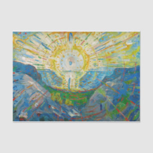 The Sun by Edvard Munch Tissue Paper