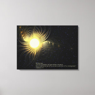 The Sun Canvas Print