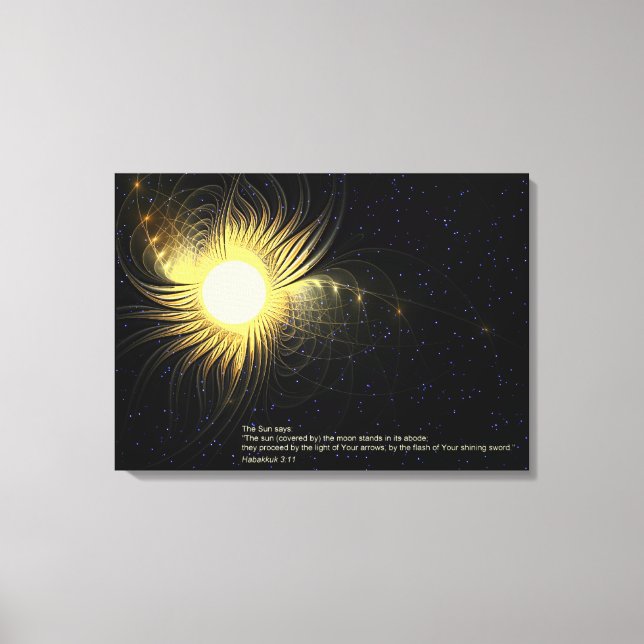 The Sun Canvas Print (Front)