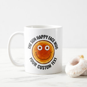 The Sun Custom Personalized Happy Face Coffee Mug