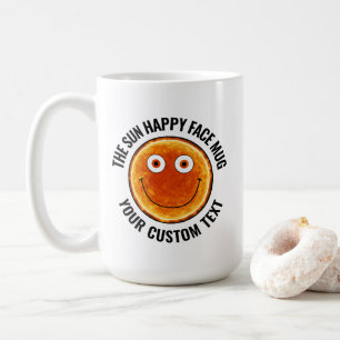 The Sun Custom Personalized Happy Face Coffee Mug