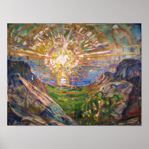 The Sun   Edvard Munch   Poster
