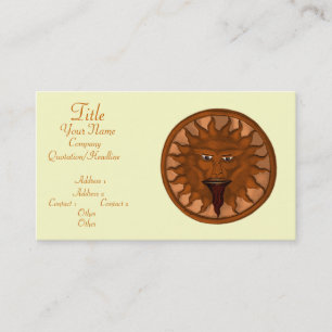 The Sun God (Ra) (Bronze) Business Card