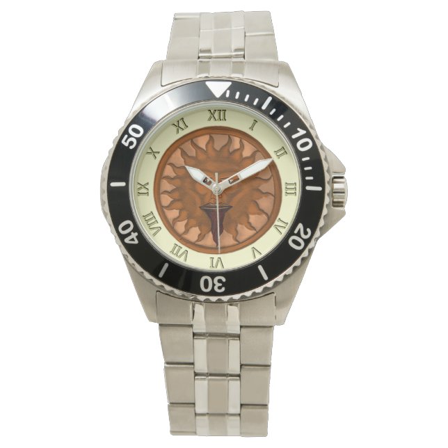 The Sun God (Ra) (Bronze) Watch (Front)