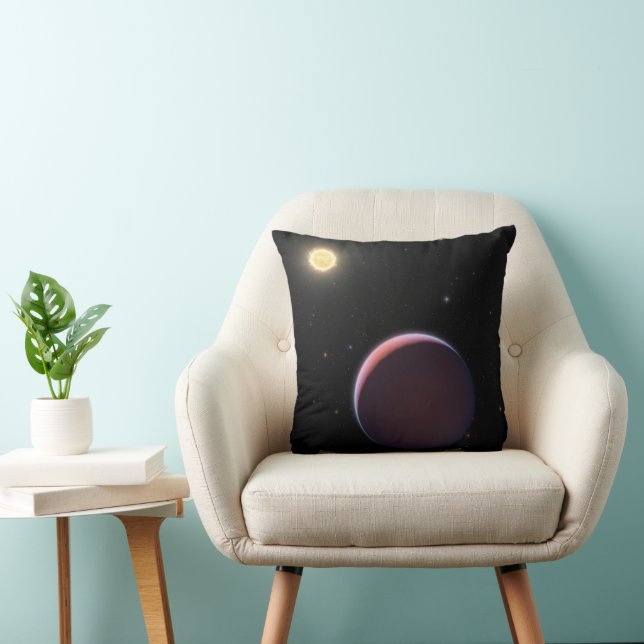 The Sun-Like Star Kepler 51 & Three Giant Planets. Throw Pillow (Chair)