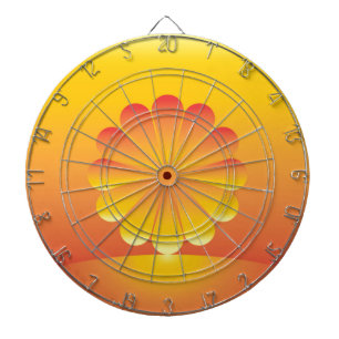 the sun rises dartboard