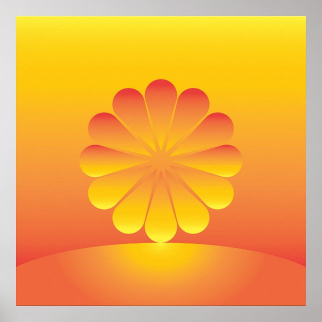 the sun rises poster (Front)