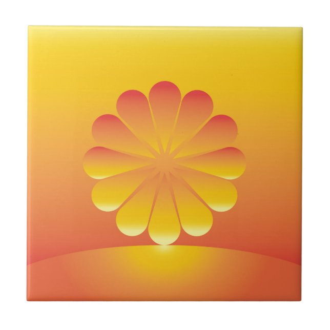 the sun rises tile (Front)
