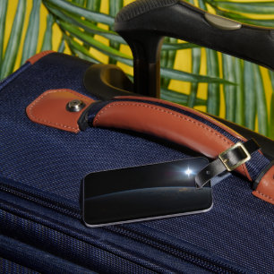 The Sun Setting Over Earth's Horizon. Luggage Tag