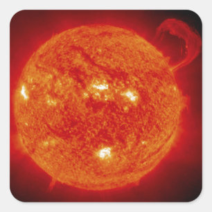 The Sun Square Sticker
