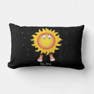 The Sun & Stars in Space Lumbar Pillow