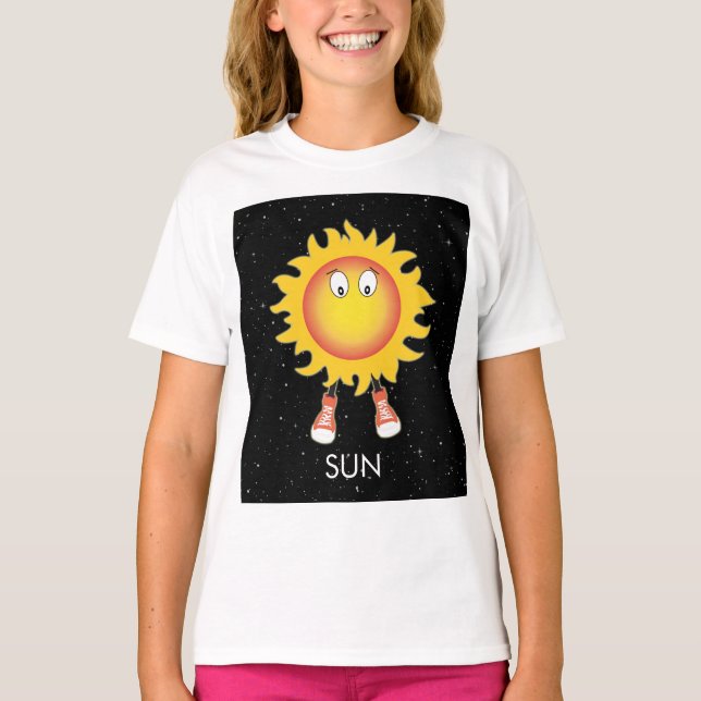 The Sun & Stars in Space T-Shirt (Front)