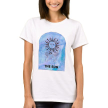 The Sun Tarot Card Art Graphic T-Shirt – Mystical 