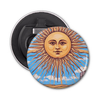 The Sun Tarot card  Bottle Opener