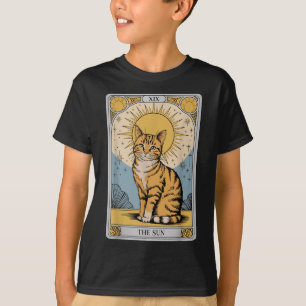 The Sun Tarot Cat – Mystical Orange Tabby With Pos T-Shirt