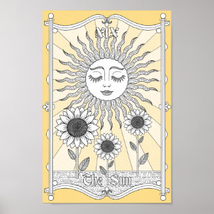 The Sun Tarot XIX Poster