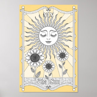 The Sun Tarot XIX Poster