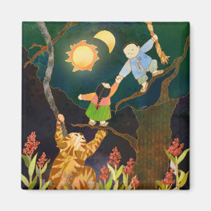 The Sun & The Moon: Korean Folk Tale Magnet