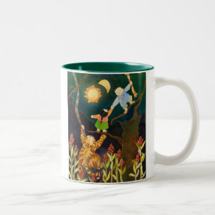 The Sun & The Moon: Korean Folk Tale Two-Tone Coffee Mug