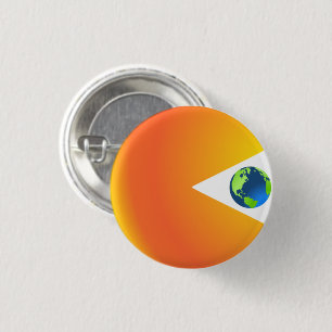 The Sun Will Swallow the Earth 1 Inch Round Button