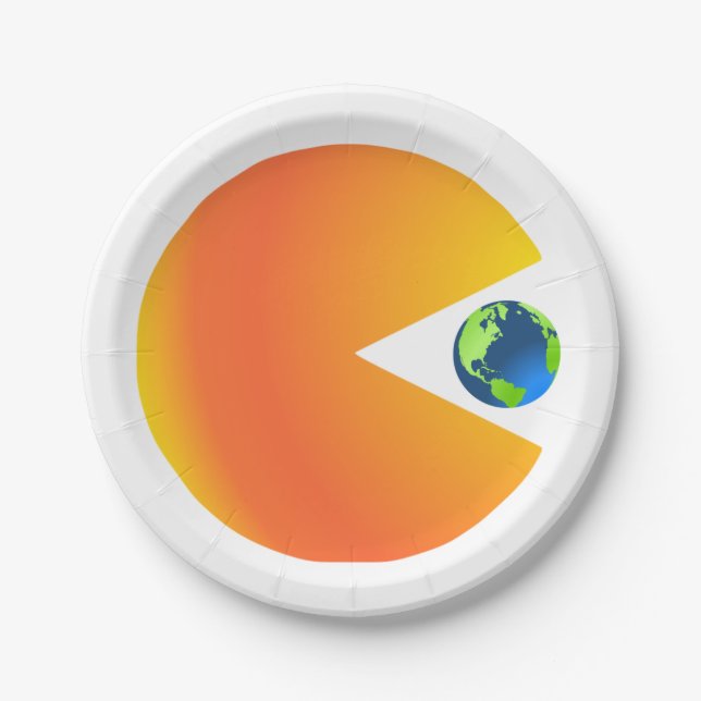 The Sun Will Swallow the Earth  Paper Plate (Front)