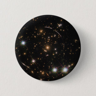 The Sunburst Arc In A Massive Galaxy Cluster 2 Inch Round Button