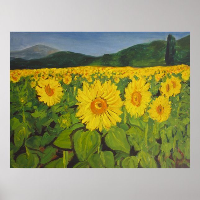 The Sunflower Field Poster (Front)