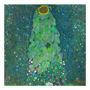 The Sunflower, Infinity Dots by After Gustav Klimt Photo Print