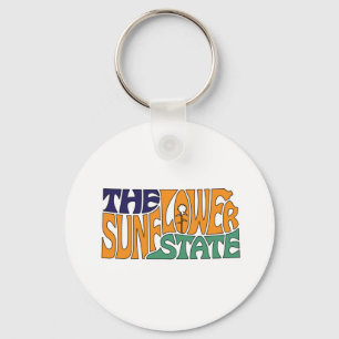 The Sunflower State - Kansas Keychain