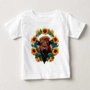 The Sunflower State Of Kansas 4 Baby T-Shirt