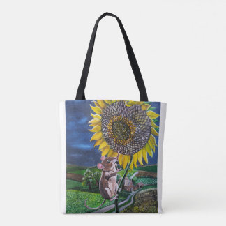 The Sunflower Summit Painting by Alfred Fox Tote Bag