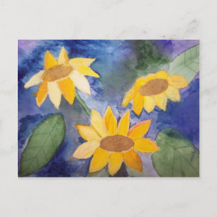 The Sunflowers Postcard