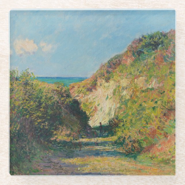The Sunken Path | 1882 Glass Coaster (Front)