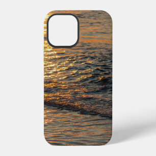 The sunset reflection on the beautiful ocean water iPhone 12 case