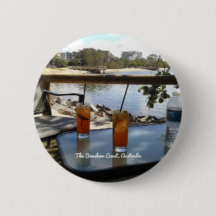 The Sunshine Coast Australia photo 2 Inch Round Button