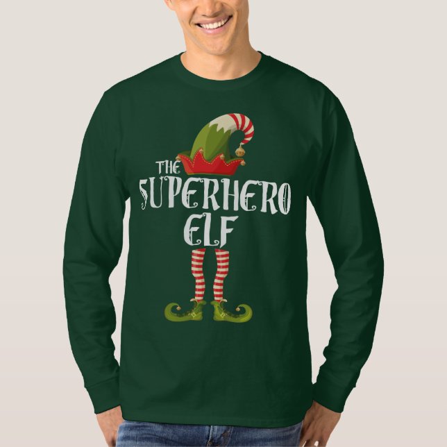 the superhero elf T-Shirt (Front)