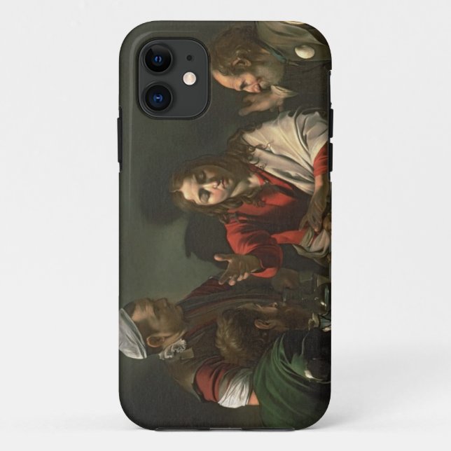 The Supper at Emmaus, 1601 (oil and tempera) Case-Mate iPhone Case (Back)