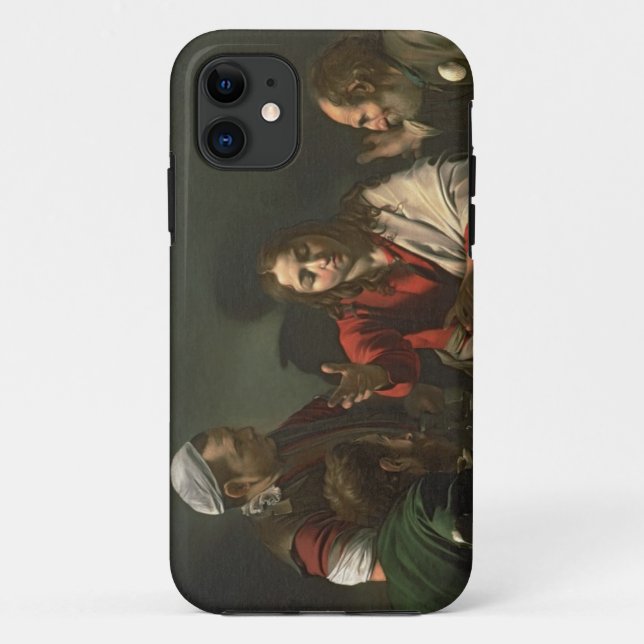 The Supper at Emmaus, 1601 (oil and tempera) Case-Mate iPhone Case (Back)
