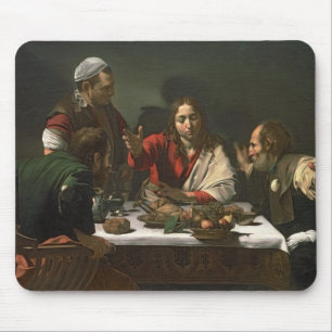 The Supper at Emmaus, 1601 (oil and tempera) Mouse Pad