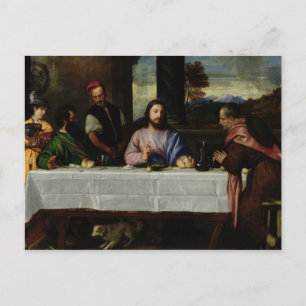 The Supper at Emmaus, c.1535 Postcard