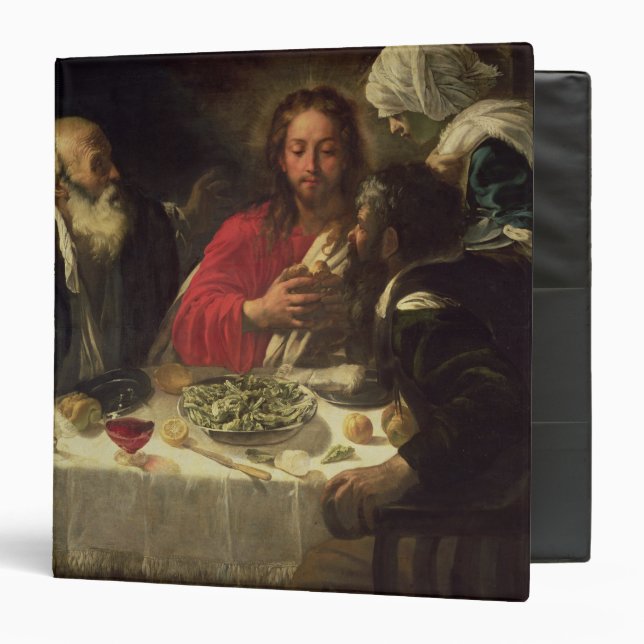 The Supper at Emmaus, c.1614-21 Binder (Front/Inside)