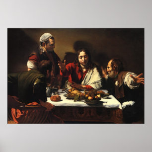 The Supper At Emmaus Poster