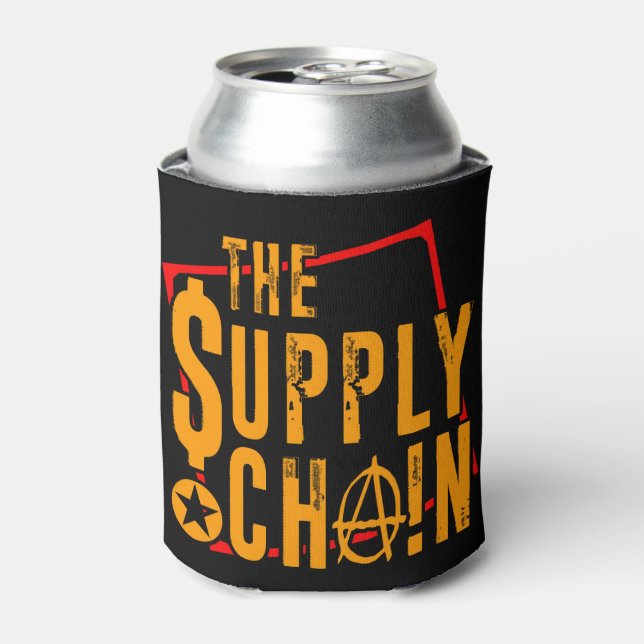 the Supply Chain logo beer can cookie! Cooler (Can Front)