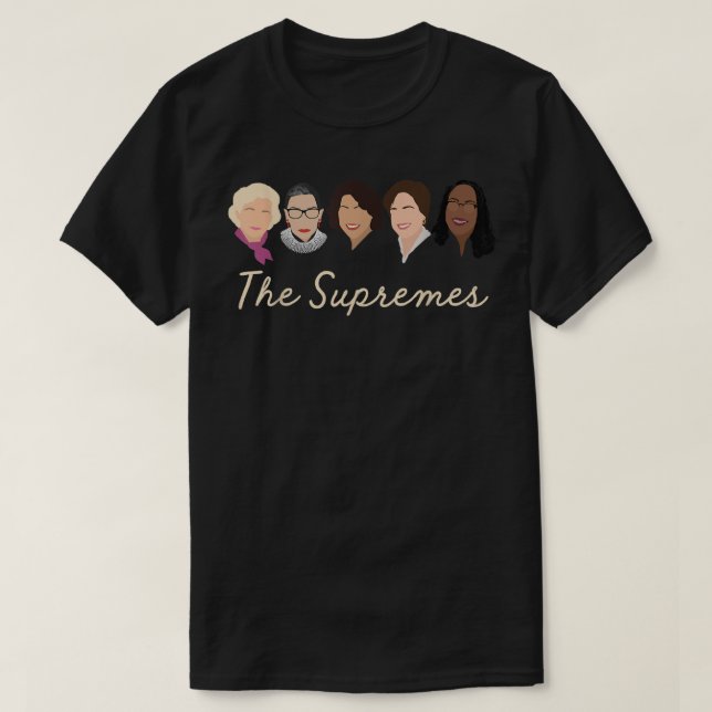 THE SUPREMES Ketanji Brown Jackson SCOTUS RBG Soto T-Shirt (Design Front)