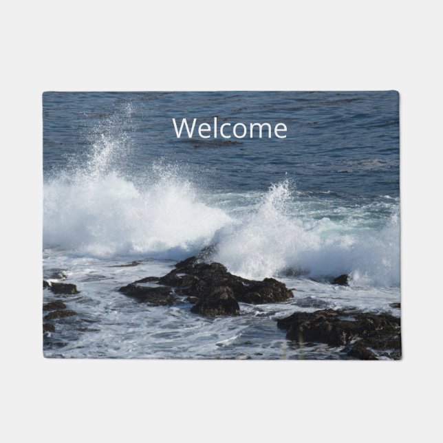 The surf of the Pacific Ocean      Doormat (Front)
