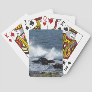 The surf of the Pacific Ocean                Playing Cards