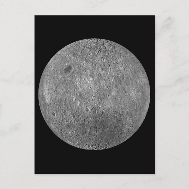 The Surface on the Far Side of Earth's Moon Postcard (Front)