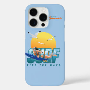 The Surfer Rides the Wave   (F) iPhone 16 Pro Case