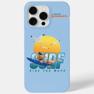 The Surfer Rides the Wave (F) iPhone 15 Pro Max Case