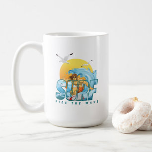 The Surfer Rides the Wave (M) Classic Mug #15